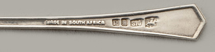 South African Sterling Silver Coffee Spoons (Set of 6) - Norman Watson, Durban, Dick King